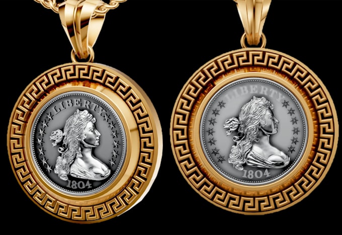 Bestseller - do 3d bas relief, 3d coin model, cnc 3d medallion, 3d pendant for 3d printing