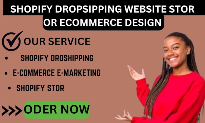 Gig Preview - Boost shopify dropsipping website stor or ecommerce design