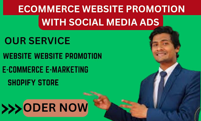 Gig Preview - Do ecommerce website promotion with social media ads