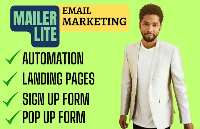 Bestseller - set up mailerlite email marketing, automation, landing pages and forms