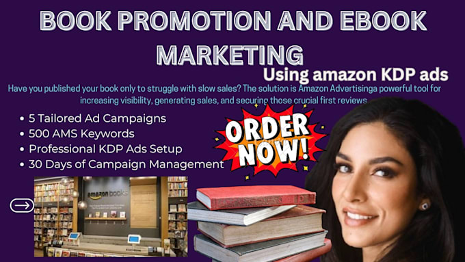 Gig Preview - Do book promotion and ebook marketing using amazon KDP ads