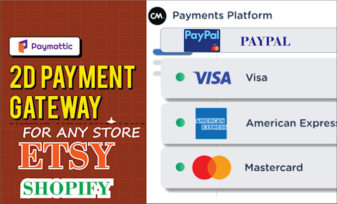 Bestseller - do verified shopify payment,wise,paypal,stripe to your website,2d account,wix