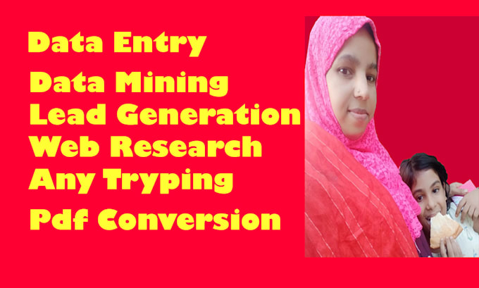 Bestseller - do data entry, data mining, web research, copy past, typing, pdf convert, excel