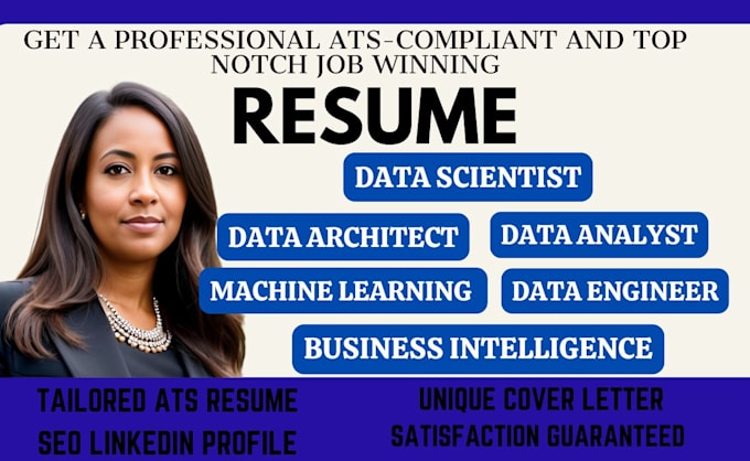 Bestseller - write data science ,data analyst ,data engineer , machine learning  resume