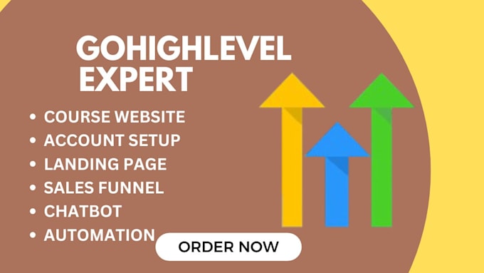 Gig Preview - Setup gohighlevel account course website sales funnel landing page automation