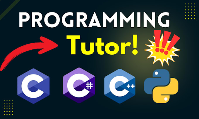 Gig Preview - Teach you c, cpp, c sharp, oop and python programming from scratch