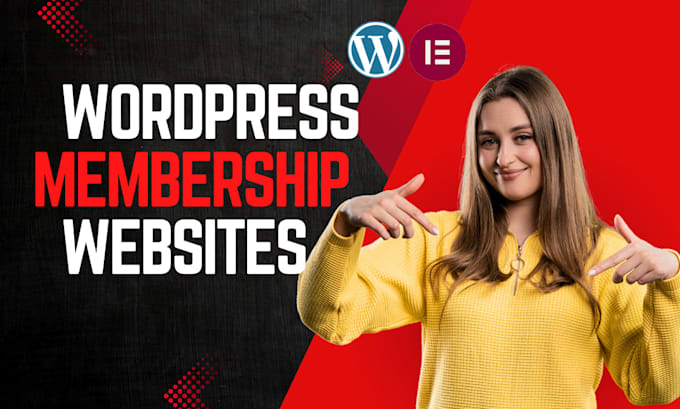 Gig Preview - Develop wordpress membership websites with secure login