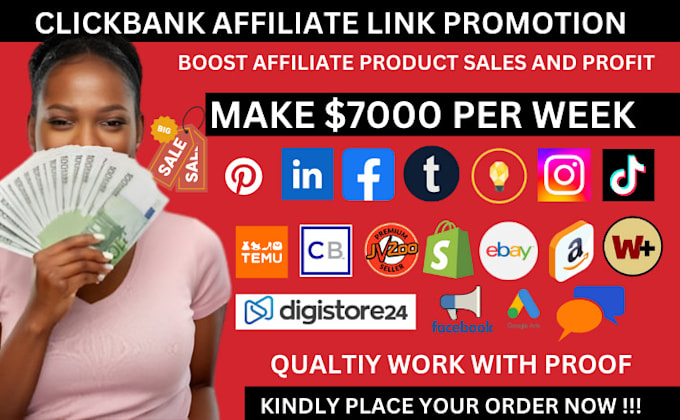 Bestseller - clickbank affiliate marketing affiliate link promotion affiliate link promotion