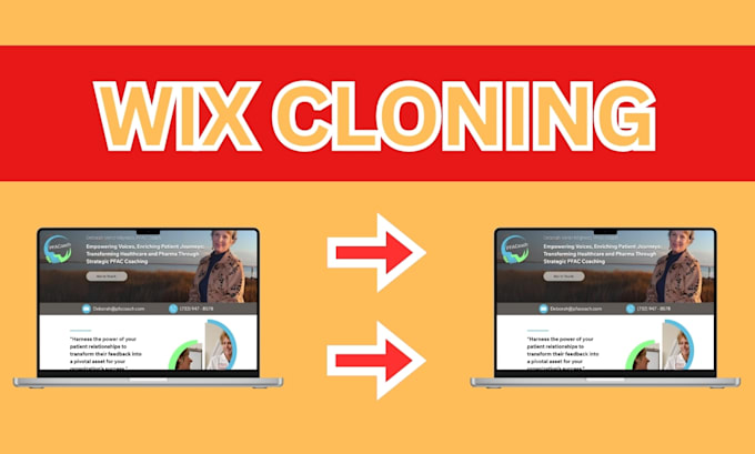 Bestseller - clone website on wix, website duplicate on wix, copy wix website  redesign