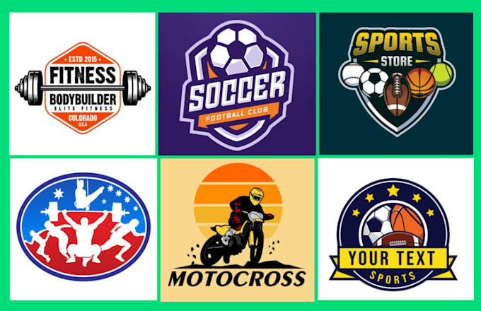 Gig Preview - Make dynamic sports logo for team, club and business