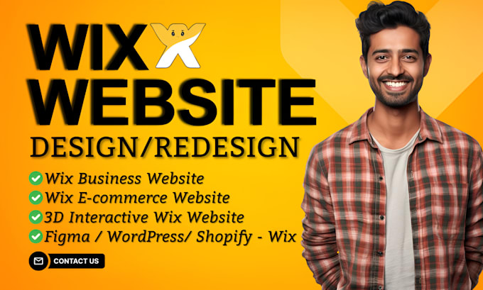 Gig Preview - Design 3d interactive wix website animation, wix online store, blog, portfolio