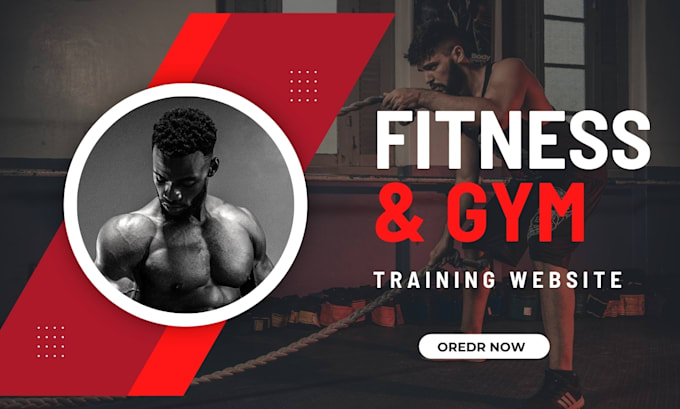 Gig Preview - Design gym and fitness website trainer workout website health and fitness