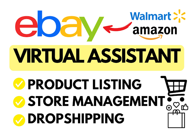 Gig Preview - Be your expert ebay virtual assistant