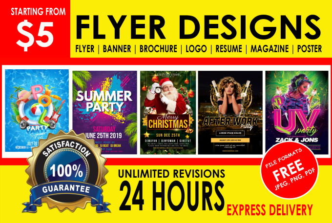 Gig Preview - Design professional  flyers banners and posters