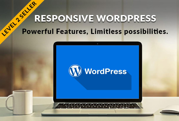 Gig Preview - Create responsive wordpress website