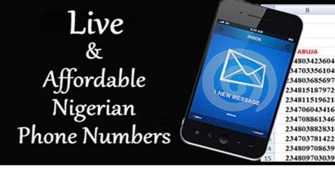 Gig Preview - Sell 2000 active nigeria gsm phone numbers of all networks