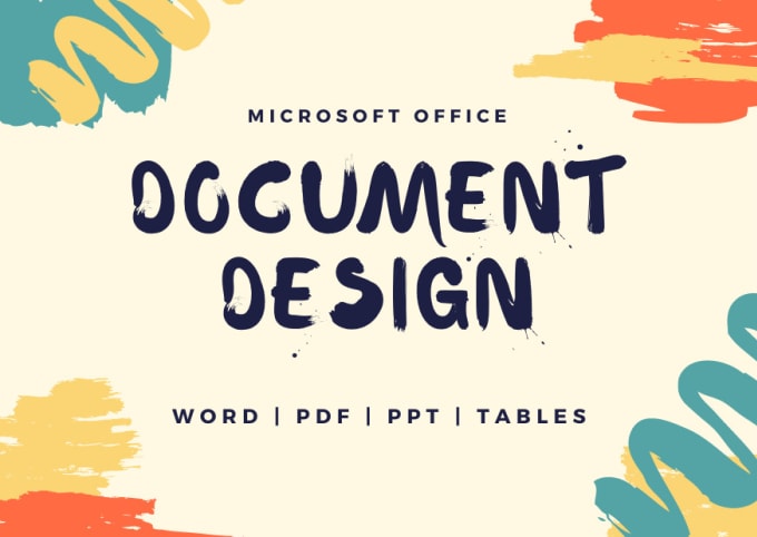 Gig Preview - Design ms word documents, pdf and tables