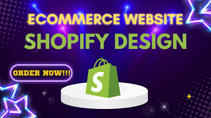 Gig Preview - Design shopify website build shopify store redesign shopify ecommerce website