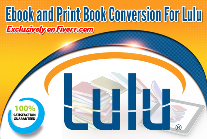 Gig Preview - Format your ebook and print book for lulu