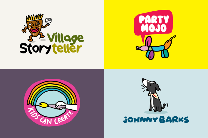 Gig Preview - Create fun cartoon style logo