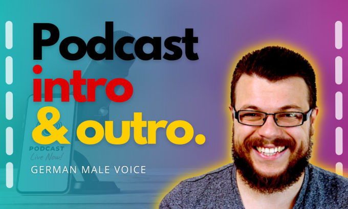 Gig Preview - Record your german intro outro podcast voice over