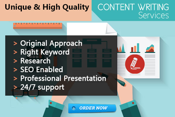 Gig Preview - Provide quality content writing service at your choice