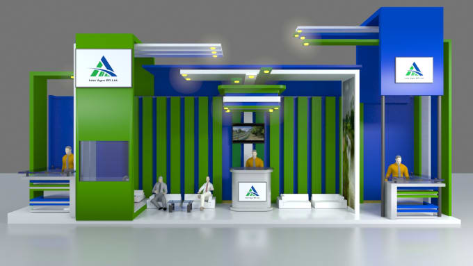 Gig Preview - Create exhibition stand,booth for you within very short time