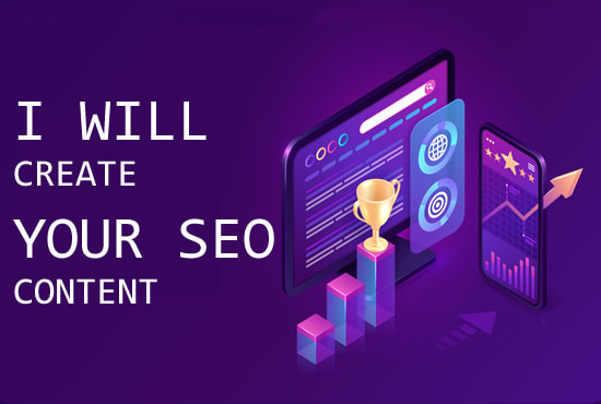 Gig Preview - Create SEO content for your project