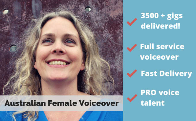 Bestseller - be your pro australian female voice over today