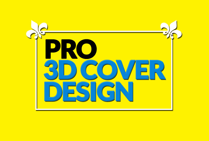 Gig Preview - Create a professional 3d cover