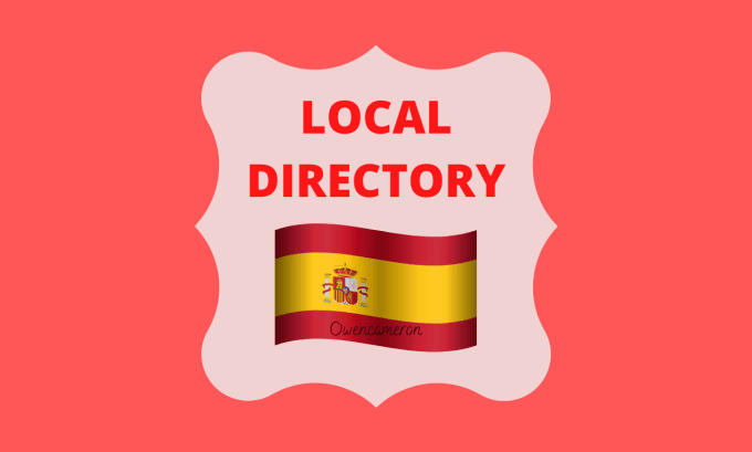 Gig Preview - Do 55 spain high pa local web directory