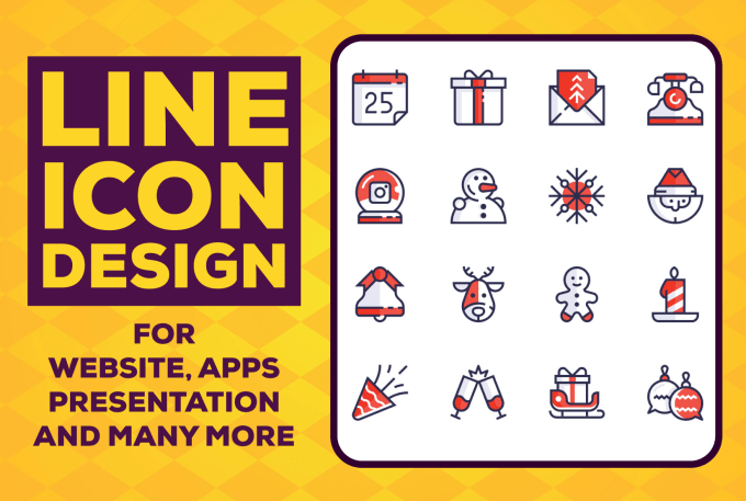 Gig Preview - Unique and professional custom icon design, your app with icon sets