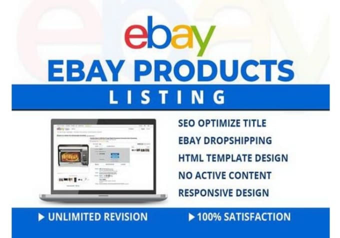 Gig Preview - Do ebay product listing, ebay listing, ebay lister