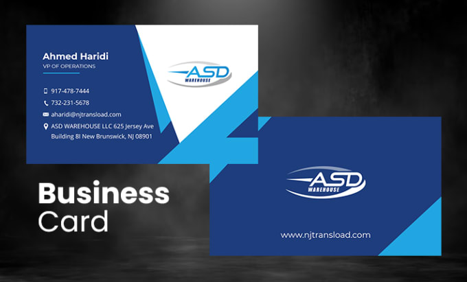 Gig Preview - Design professional business card