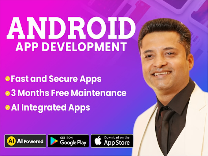 Gig Preview - Be android app developer for building mobile app development