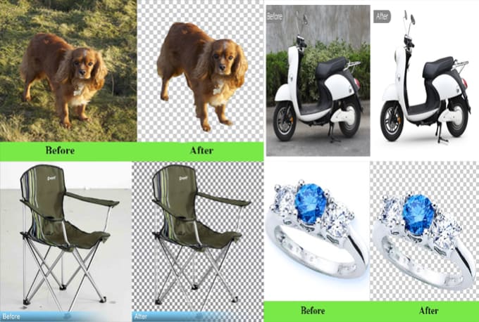 Gig Preview - Photoshop clipping path 10 images to remove background