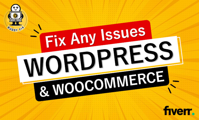 Gig Preview - Expertly fix wordpress and woocommerce issues