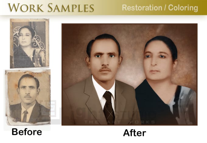 Gig Preview - Do retouching and restoration of pics