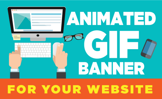 Gig Preview - Create attractive animated gif banner for youtube ads