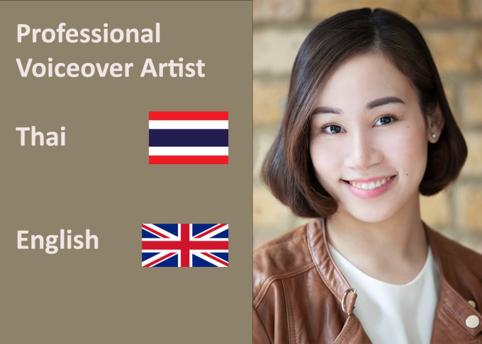 Gig Preview - Do voice over in thai, english and english with thai accent