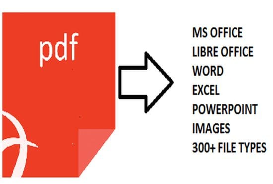 Gig Preview - Turn 5 of your documents into PDF files