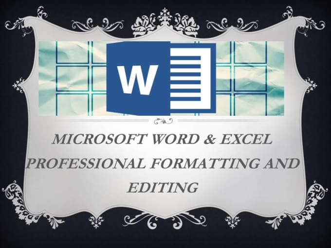 Gig Preview - Format your word or excel file in professional format