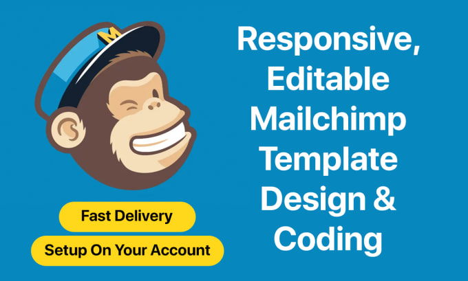 Gig Preview - Do editable mailchimp email template, newsletter template