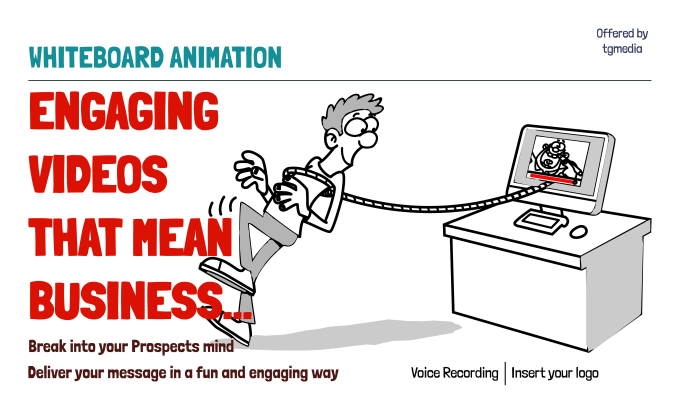 Gig Preview - Create a whiteboard animation explainer video