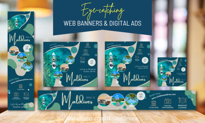 Gig Preview - Design an attractive web banner or digital ad graphic