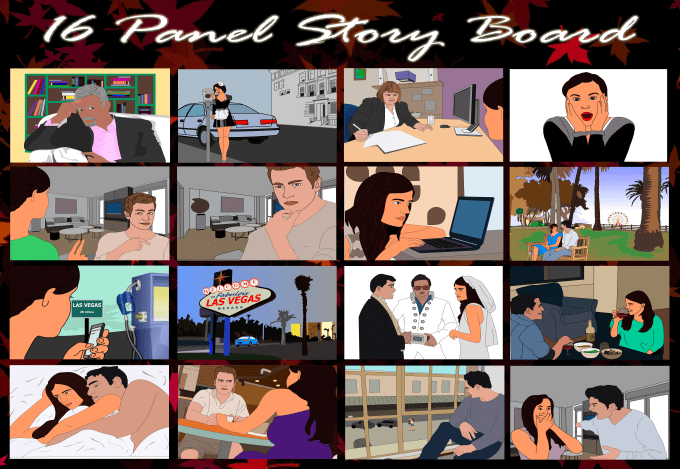 Gig Preview - Make story board for your story