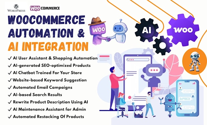build ai woocommerce automation for store products, orders, chatbot
