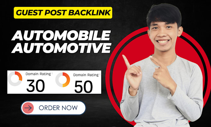 Gig Preview - Publish automobile automotive article for premium guest post backlinks