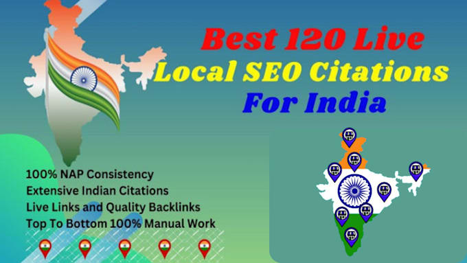 Gig Preview - Do 100 indian local SEO citation