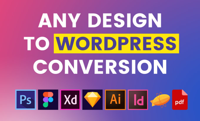 Bestseller - convert figma to wordpress, xd, wix, HTML, PSD to wordpress website design